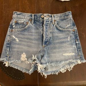 Agolde Parker Vintage Cut Off Short in Swapmeet